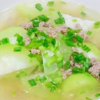 Canh bầu nấu thịt bằm